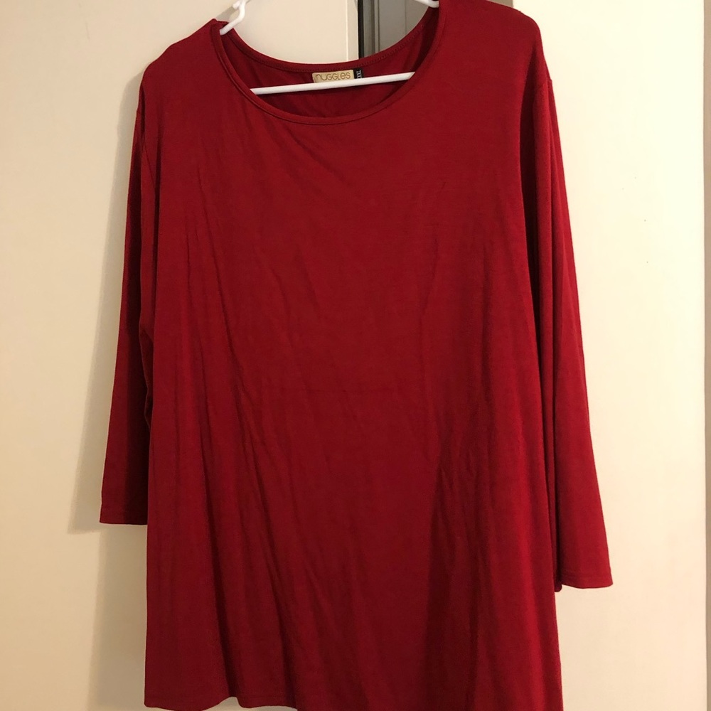 Nuggles Top in “Merlot”